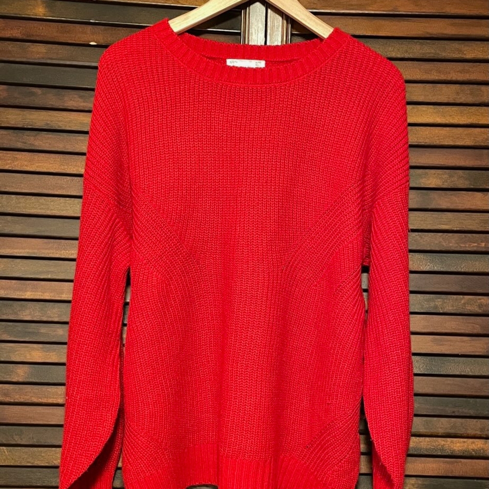 89th + MADISON Women's Red Sweater, NWOT